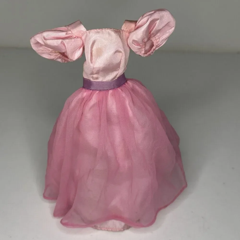 Vintage 1984 Barbie Wedding Party Bridesmaid Dress #7967 Pink Gown